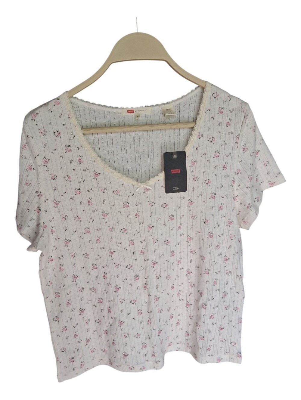 Levi's Cotton Floral Top XL 100% Cotton